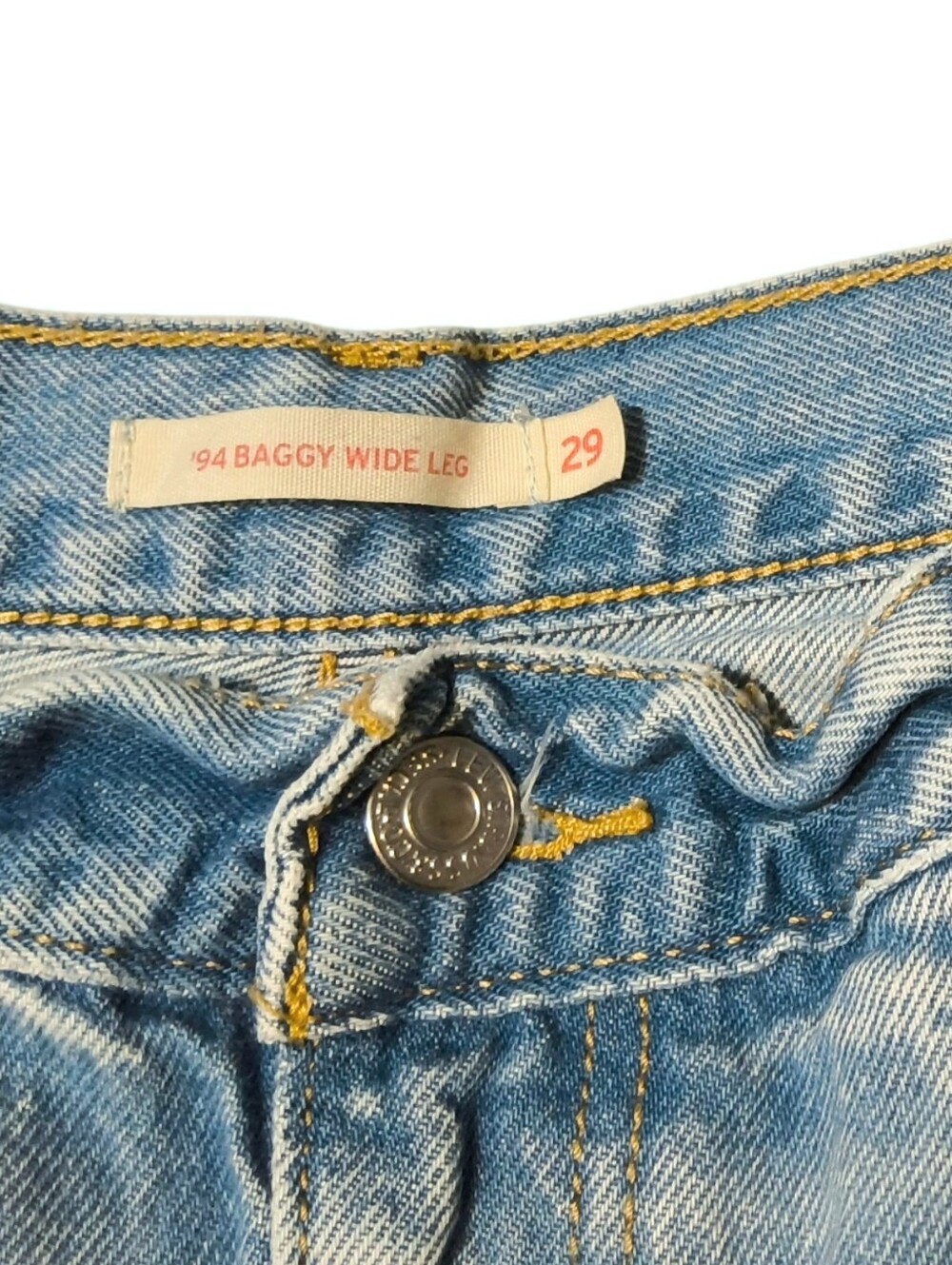 Levis '94 Baggy Wide Leg Distressed Jeans - Picture 5 of 9